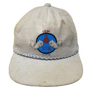 USN S1W Snapback Rope Hat Brown One Size Adjustable That Hat Outdoor